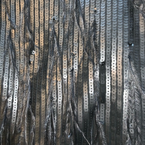 Marciano sequin feathered skirt - Picture 3 of 4